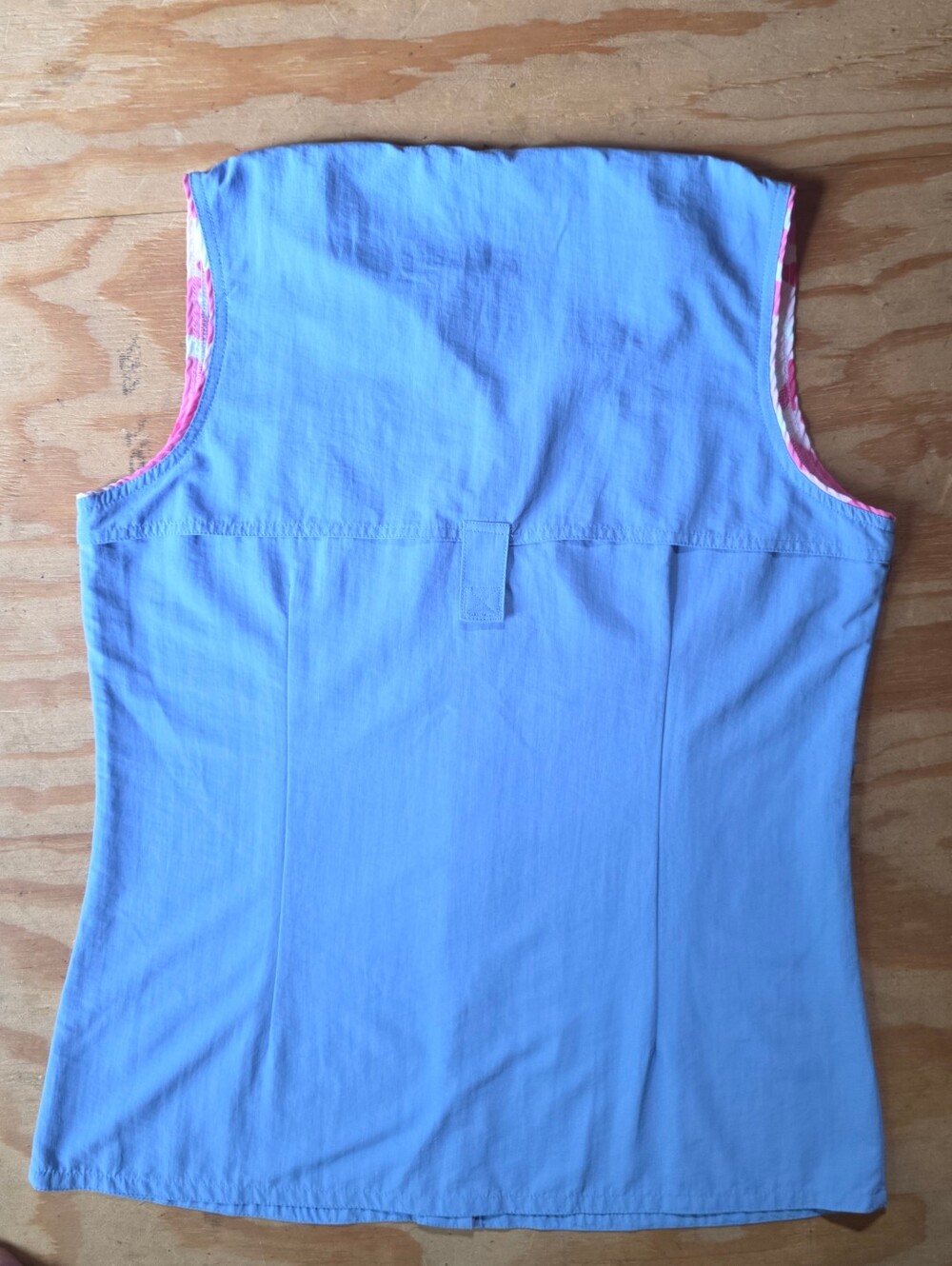 SHE outdoor Sleeveless Blue Button-Front Women's Top #TK48 - Picture 4 of 16